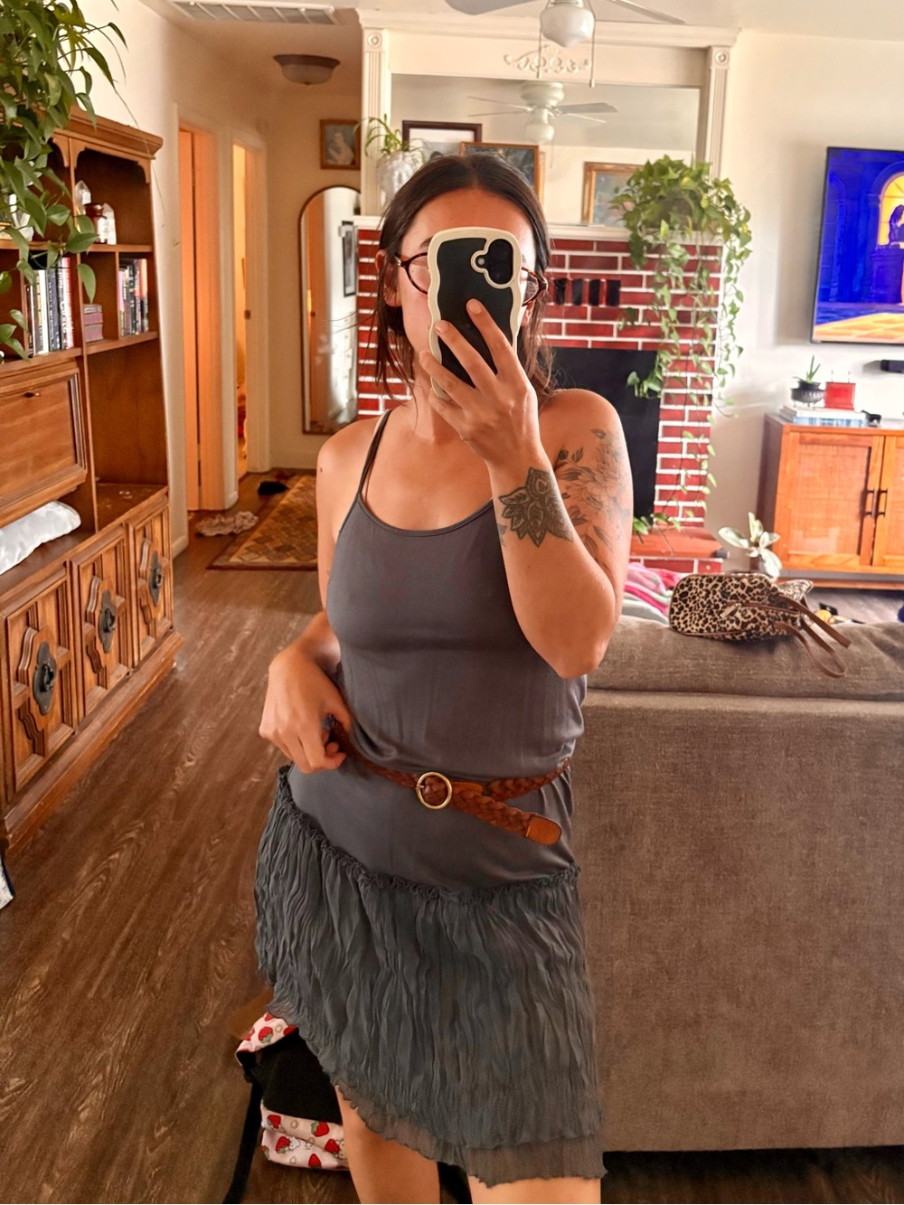 Drop waist dress